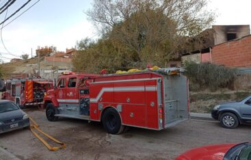 bomberos, incendio, Madryn, Vivienda