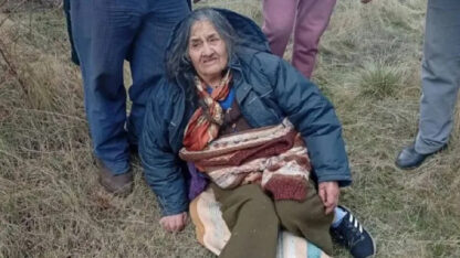 El Bolsón, mujer rescatada