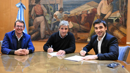 Ignacio "Nacho" Torres, Luis Caputo, obras, RUTA 40