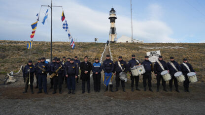Cabo Vírgenes, CLAUDIO VIDAL, juramento a la bandera, Policía de Santa Cruz