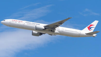 Eastern Airlines, vuelo a china