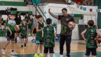 Basquet, Campus, Clínica, entrenamiento, Gustavo Sapochhnik, MiniBasket, Nicolás de Los Santos