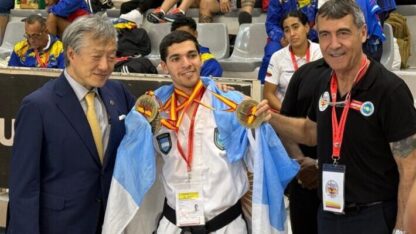 El comodorense Facundo Ferrari Luengo, campeón mundial de Tae Kwon Do Adaptado en Barcelona