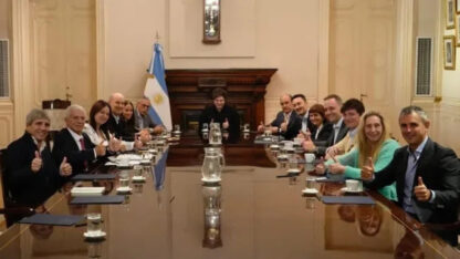 Javier Milei, reunión de gabinete