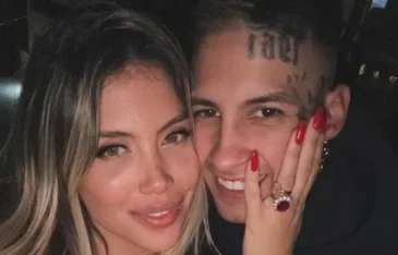 La noche familiar de Wanda Nara y L-Gante en Villa Crespo