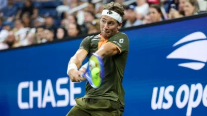 Casper Ruud se quejó del olor a marihuana en el US Open