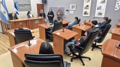 Estudiantes de la Escuela Sur visitaron el Concejo Deliberante