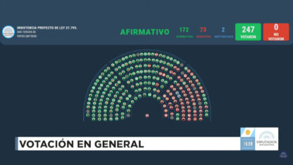 Diputados aprobó el rechazo al veto a la emergencia en Discapacidad