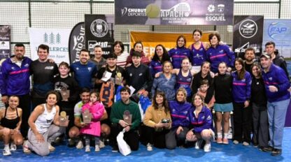 Esquel recibió el Torneo Provincial de Paddle con gran convocatoria