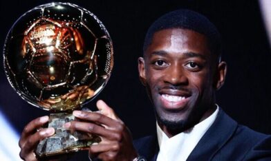 Ousmane Dembélé ganó el Balón de Oro al mejor jugador de la temporada