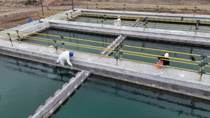 Servicoop inició el proceso de mantenimiento estacional en la planta potabilizadora