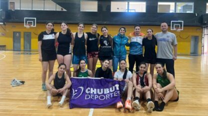 El preseleccionado de básquet femenino de Chubut continúa entrenándose