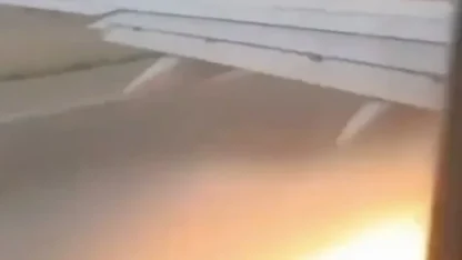 Pánico en el aeropuerto de Trelew por la explosión de una turbina de avión