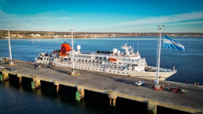 Puerto Madryn sigue deslumbrando en la temporada de cruceros