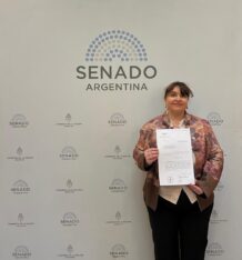 El Senado de la Nación reconoció a la investigadora del CENPAT Tamara Rubilar