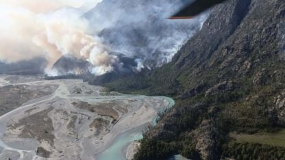 Etiquetas: brigadistas, Comarca Andina, el turbio, incendio forestal