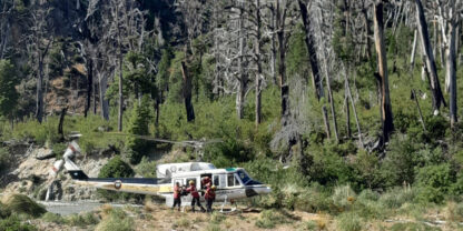 Etiquetas: brigadistas, Comarca Andina, el turbio, incendio forestal