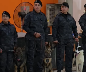 La División Canes de Puerto Madryn celebró su 10° aniversario