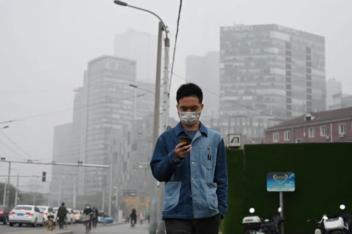 China, contaminación, pekin