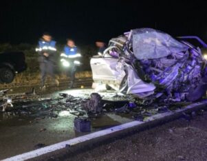 Tres muertos en un choque frontal en Ruta 3