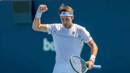Tomás Etcheverry está en octavos de final del Masters 1000 de Miami