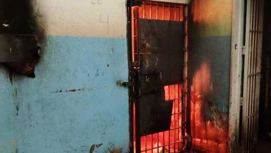 Incendio en la Alcaidía de Trelew