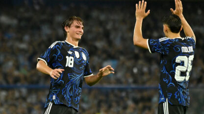 Argentina se impuso por 2-1 ante Mauritania