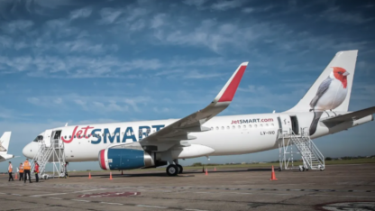 La lowcost JetSmart dejará de volar a El Calafate en abril