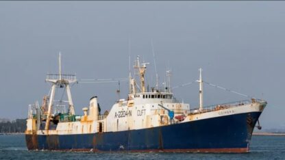 Presunta pesca ilegal frente a la costa de Chubut