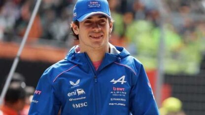 Colapinto emocionado antes de su exhibición en Buenos Aires