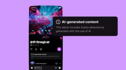 Casi la mitad de la música nueva en Deezer está hecha con IA