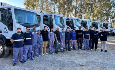 Ashira presentó en Puerto Madryn su nueva flota de camiones