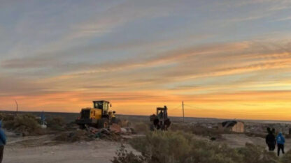 Desmantelaron una usurpación en Puerto Madryn
