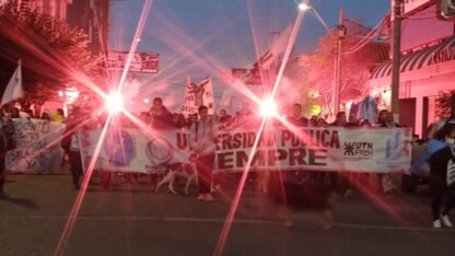 Gran convocatoria en la marcha federal