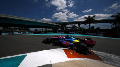 Franco Colapinto largará 8° en la carrera Sprint del GP de Miami