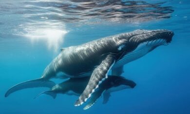 Las ballenas jorobadas están regresando al mar argentino