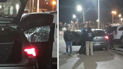 Comodoro: Balearon un Uber, murió la pasajera y el chofer llegó herido a la comisaría