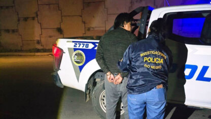 Detienen en Río Negro a prófugo de Chubut