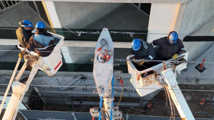 Comenzaron las obras para habilitar el nuevo Centro de Transformación en Madryn