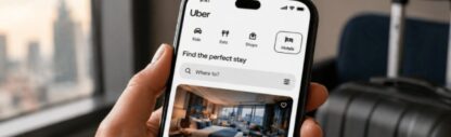 Con Uber ahora también se podrán contratar hoteles