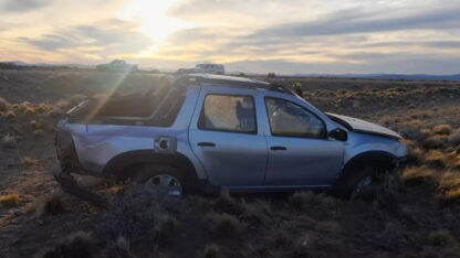 Un hombre murió en un vuelco sobre la Ruta 40 cerca de Gobernador Costa