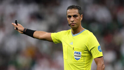 Amin Mohamed será el árbitro del partido entre Argentina y Austria
