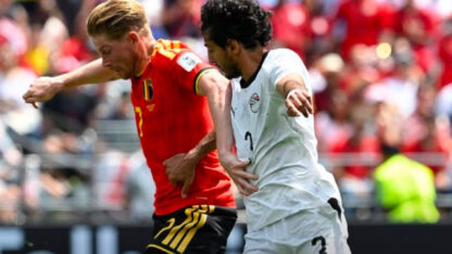 Bélgica rescató un empate ante Egipt
