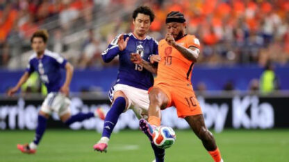 Países Bajos empató 2-2 ante Japón