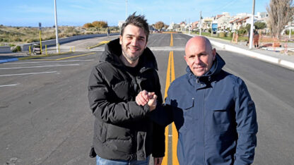 Quedará habilitada este jueves la obra del Boulevard Brown en Puerto Madryn