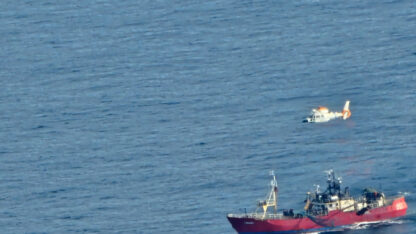 Prefectura aeroevacuó a un tripulante de un buque pesquero