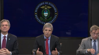 Caputo anunció el programa financiero de 2027