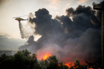 Fatal incendio forestal en Almería, al sur de España