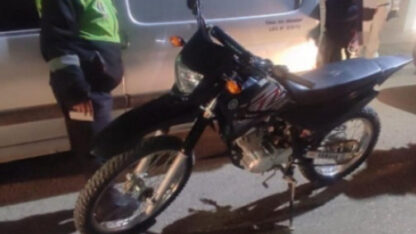 Detenido por conducir alcoholizado una moto robada