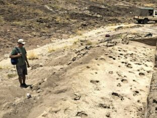 Encuentran huellas de un homínido que medía 1,80 m